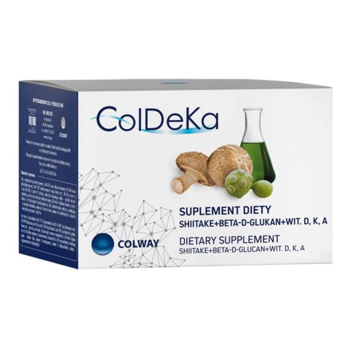 Colway ColDeKa Dietary Supplement suplement diety z olejem z wątroby dorsza oraz witaminą A, D i K 60 kapsułek