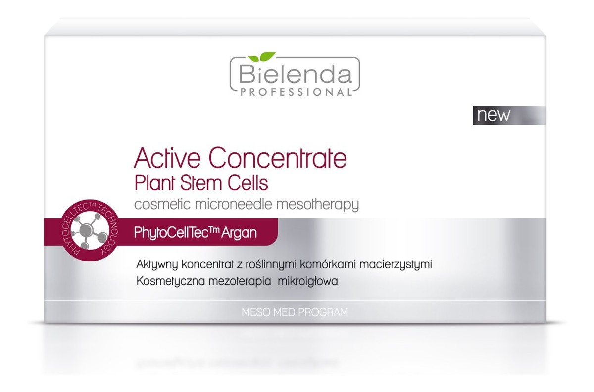 Aktywny koncentrat Bielenda z roślinnymi komórkami macierzystymi 10x3ml
