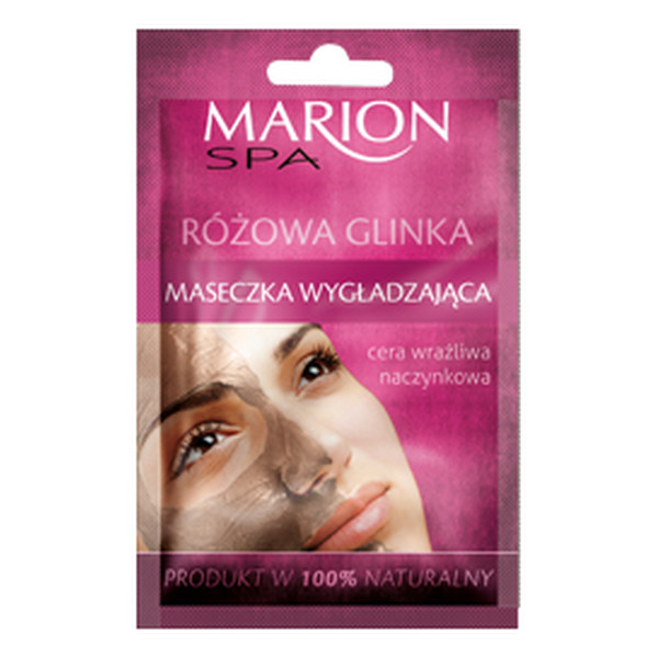 Marion Spa Maseczka z Różową Glinką w Proszku Wygładzająca 8ml