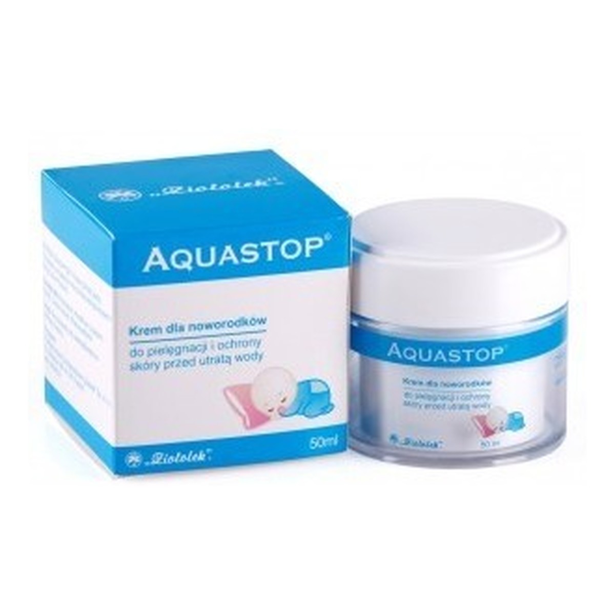 Ziołolek AQUASTOP krem pielęgnacyjno-ochronny dla noworodków 50ml
