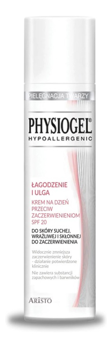 Krem na dzień przeciw zaczerwienieniom SPF20