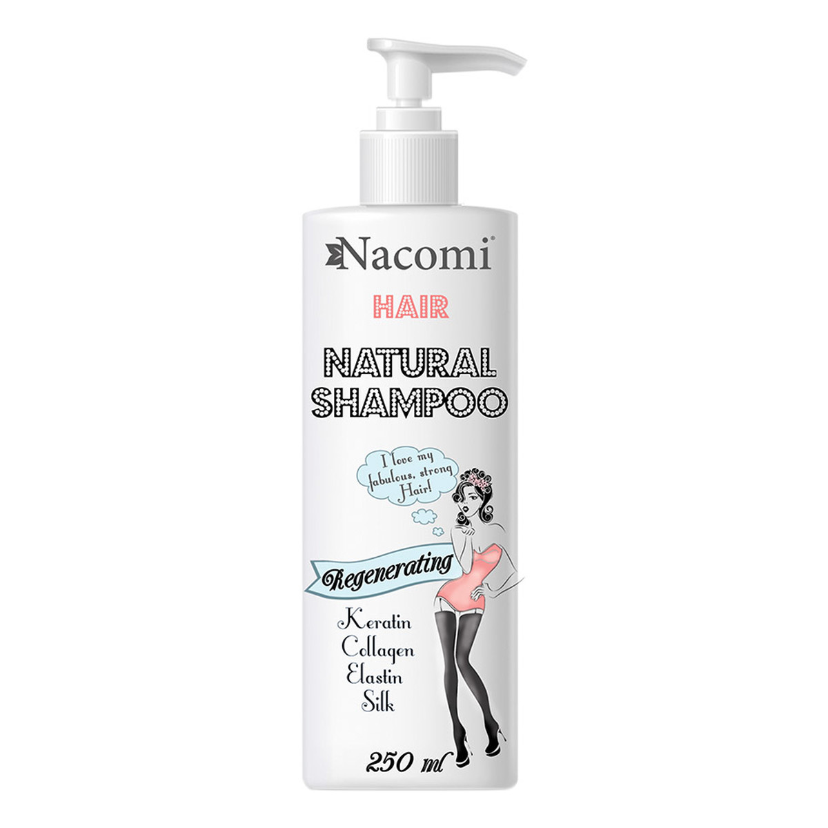 Nacomi odżywczo-regenerujący szampon do włosów 250ml