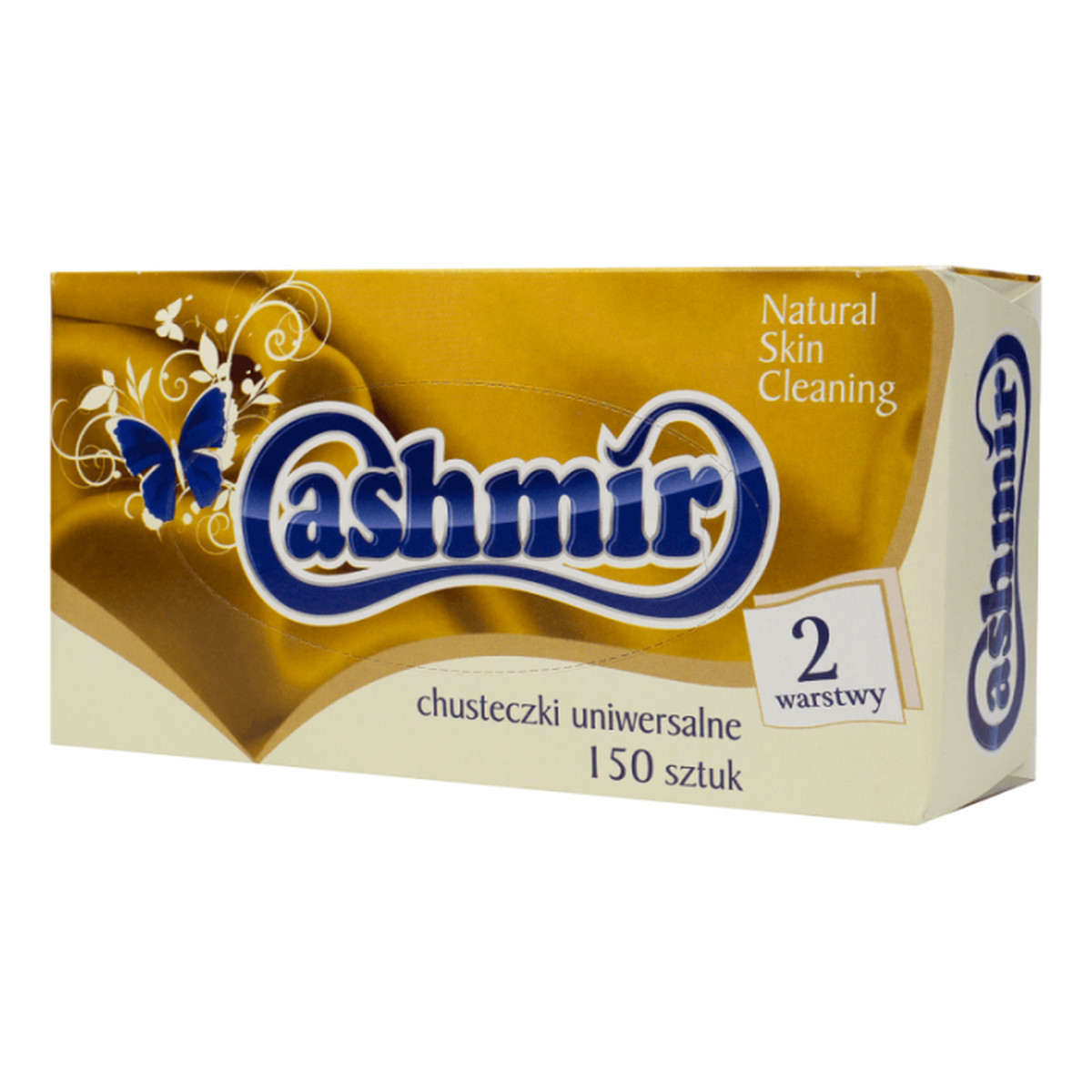 Cashmir Chusteczki Uniwersalne 150 Sztuk Box 2-Warstwowe
