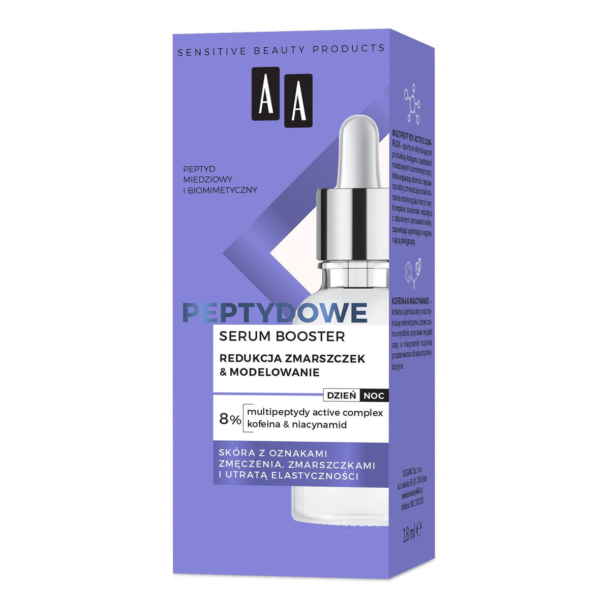 AA Peptide Serum booster Redukcja zmarszczek i modelowanie 18ml