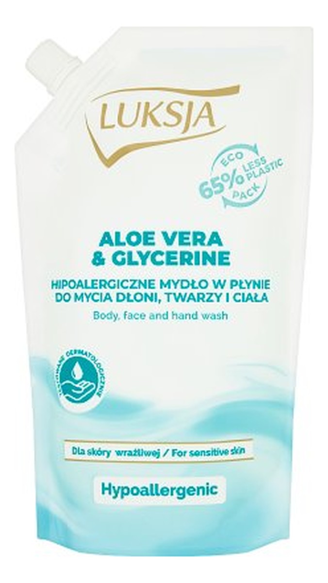 ALOE VERA&GLICERINE Mydło w płynie zapas