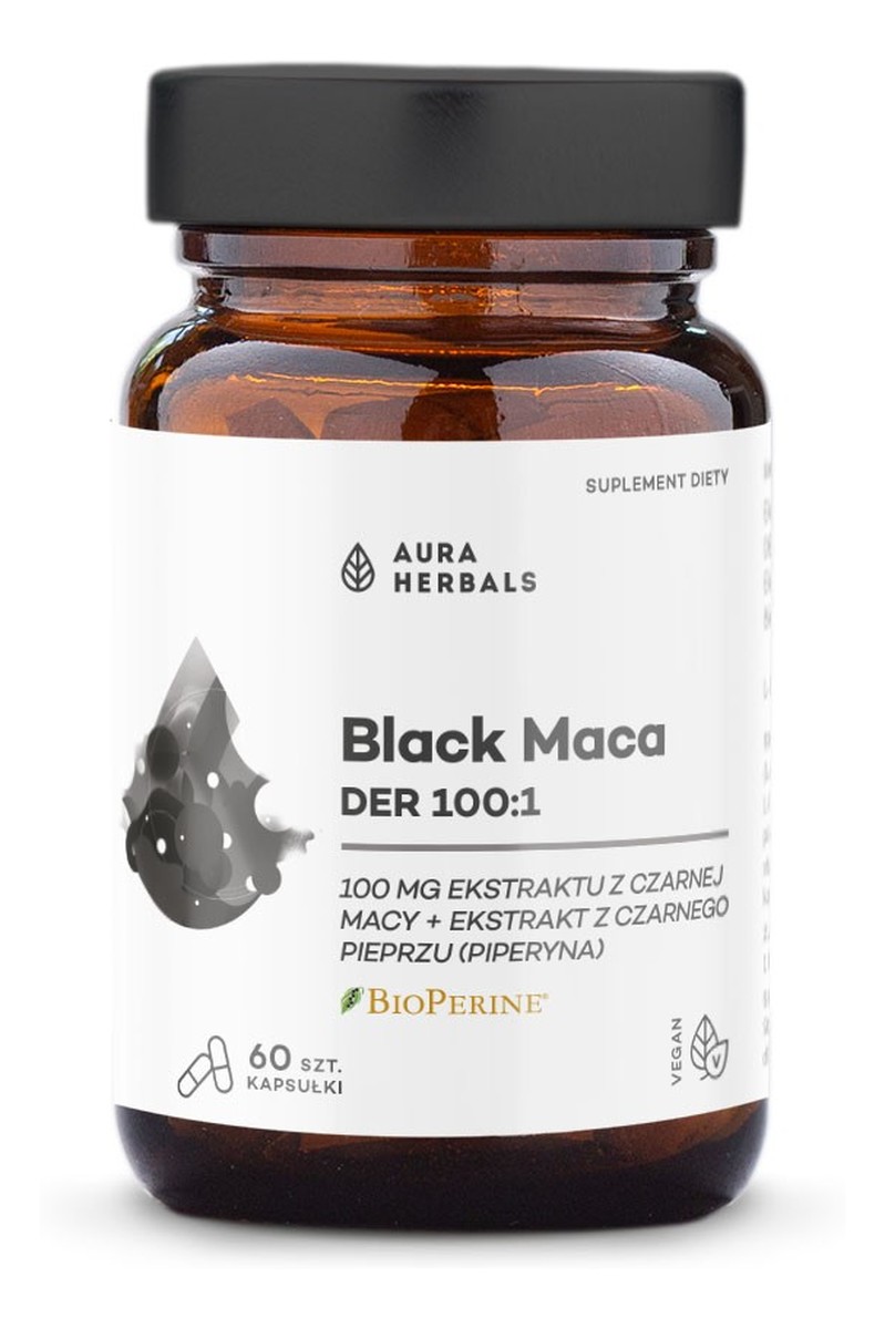 Aura black maca der 100:1 kapsułki 60szt