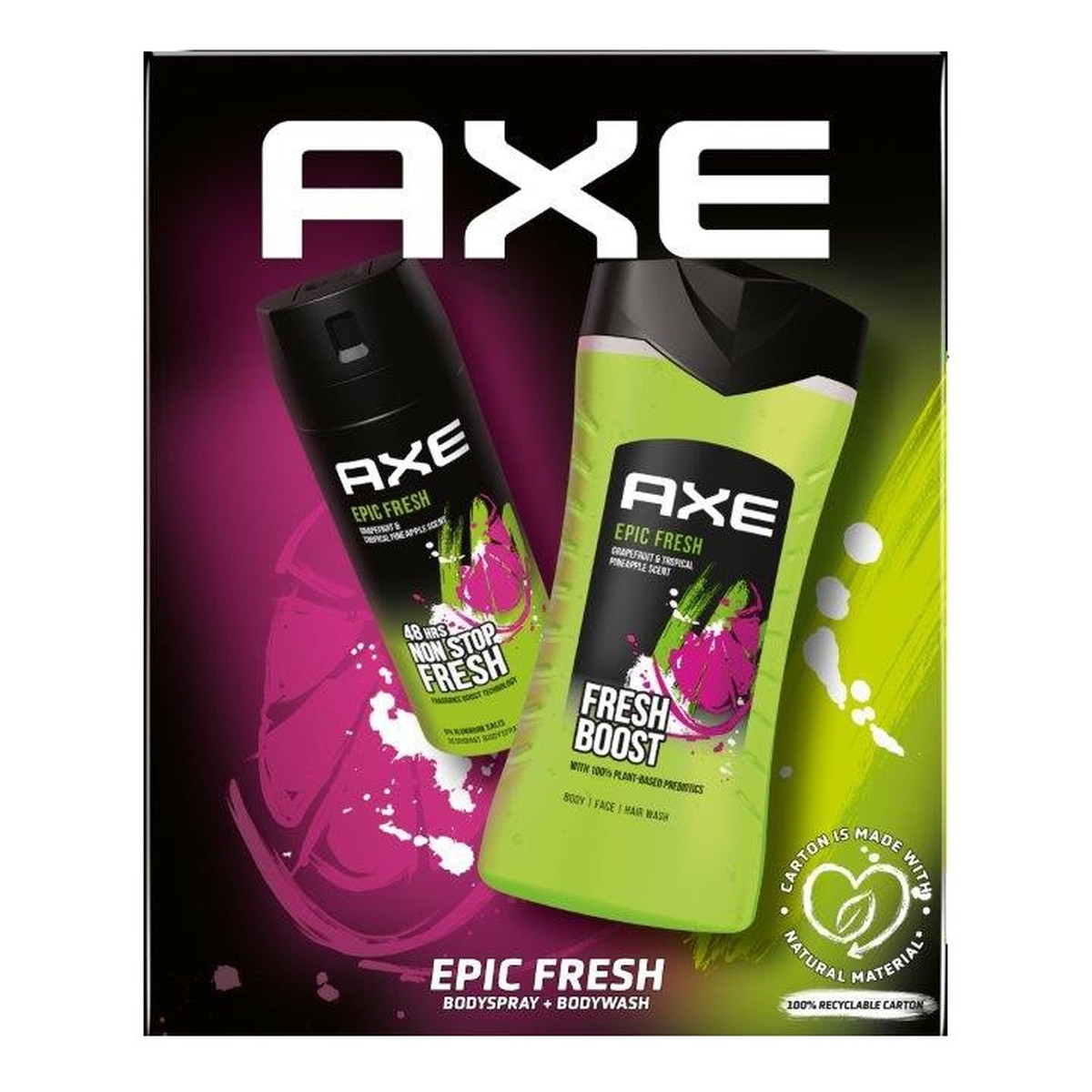 Axe Epic Fresh Zestaw prezentowy dezodorant spray 150ml+żel pod prysznic 250ml