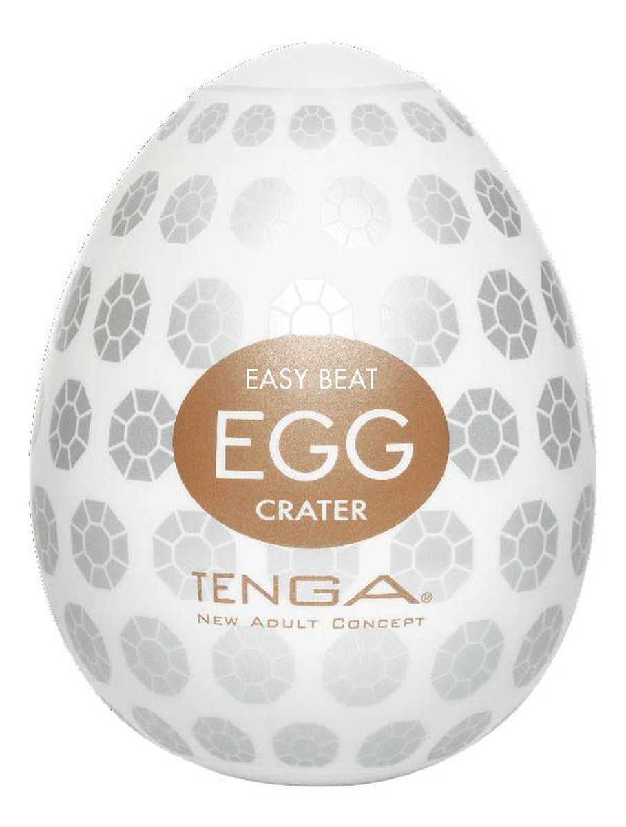 Easy beat egg crater jednorazowy masturbator w kształcie jajka