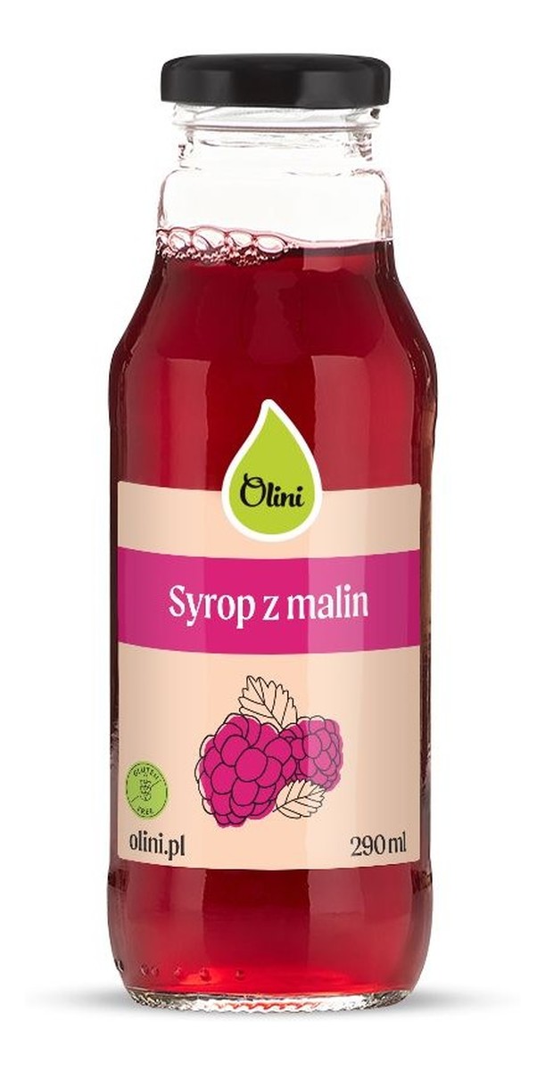Syrop z malin z polskich owoców