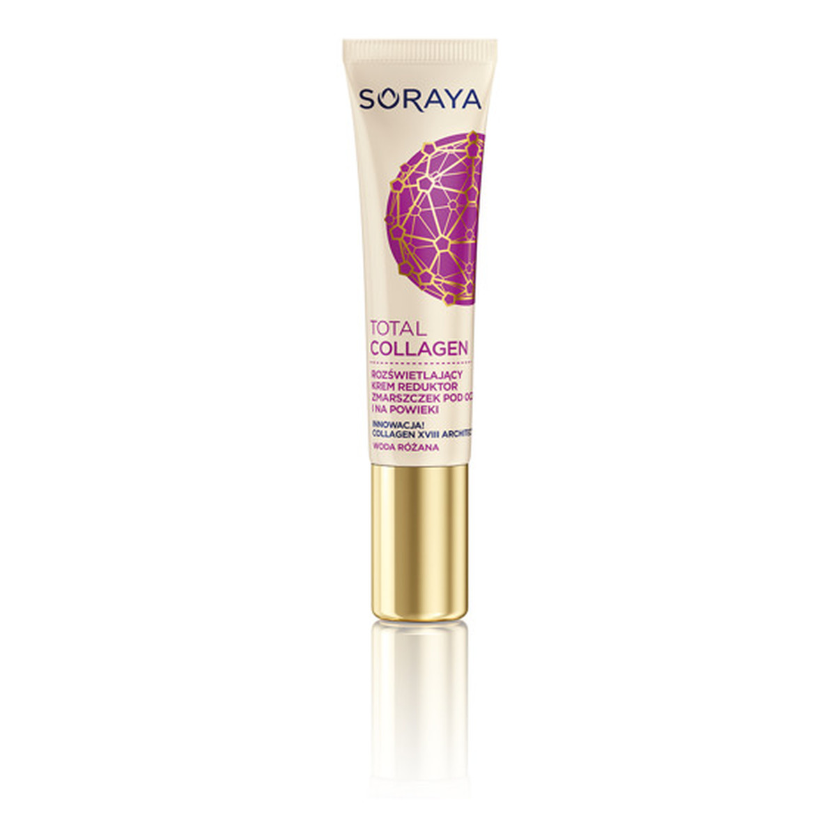 Soraya Total Collagen krem rozświetlający-reduktor zmarszczek pod oczy i na powieki 15ml