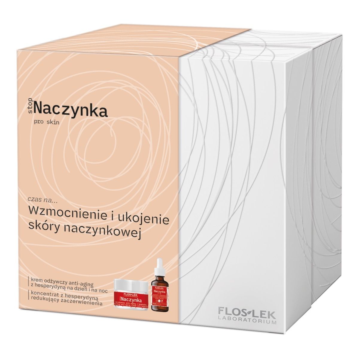 FlosLek stopNaczynka Zestaw koncentrat z hesperydyną 30ml + krem odżywczy anti-aging 50ml