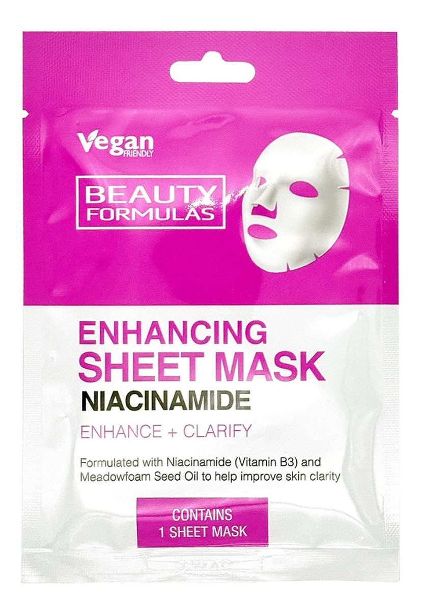 Enhancing sheet mask wzmacniająca maska z niacynamidem w płacie 1szt.