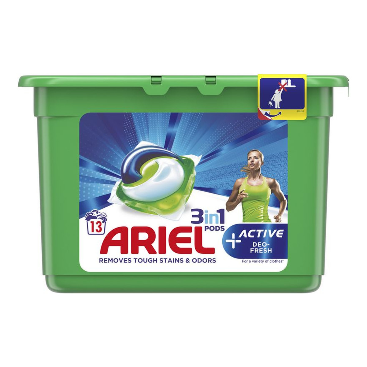 Ariel 3IN1 Active+ KAPSUŁKI DO PRANIA 13 prań