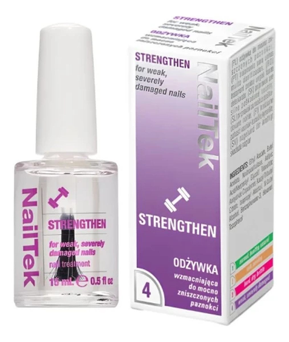 Strengthen 4 – odżywka wzmacniająca do mocno zniszczonych paznokci 15 ml