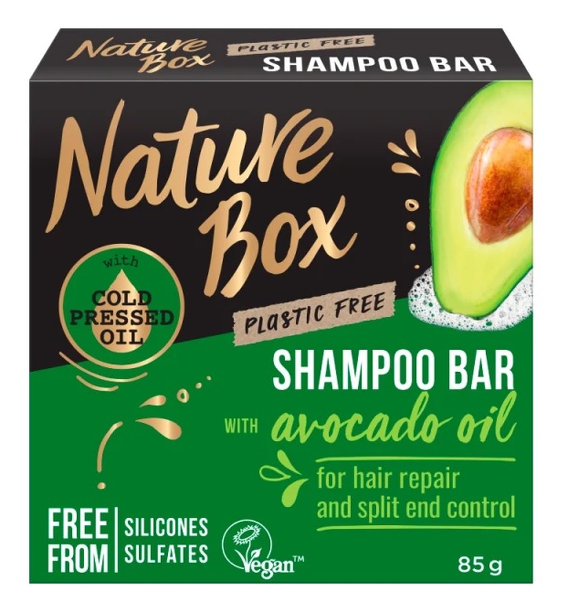 Shampoo bar szampon do włosów w kostce avocado oil
