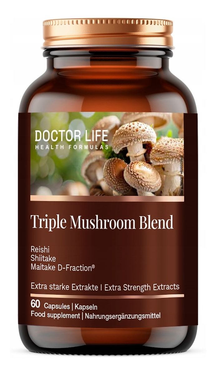 Triple mushroom blend suplement diety 60 kapsułek