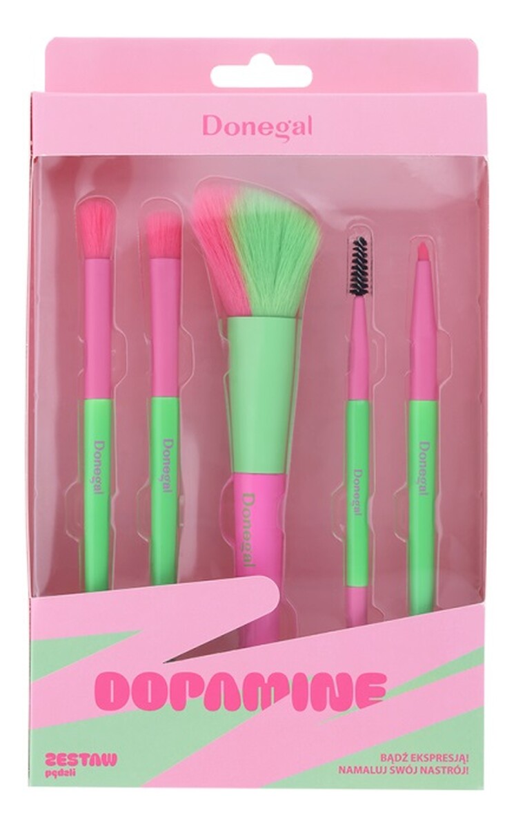 zestaw pędzli do makijażu 5szt.