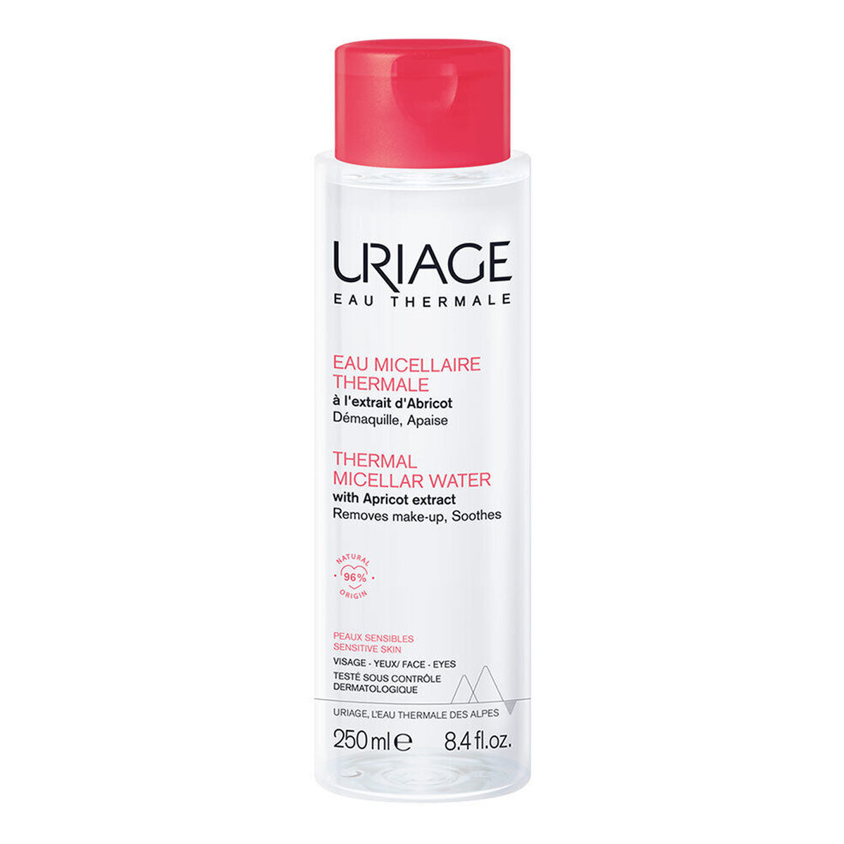 Uriage Thermal micellar water płyn micelarny z ekstraktem z moreli do skóry wrażliwej 250ml