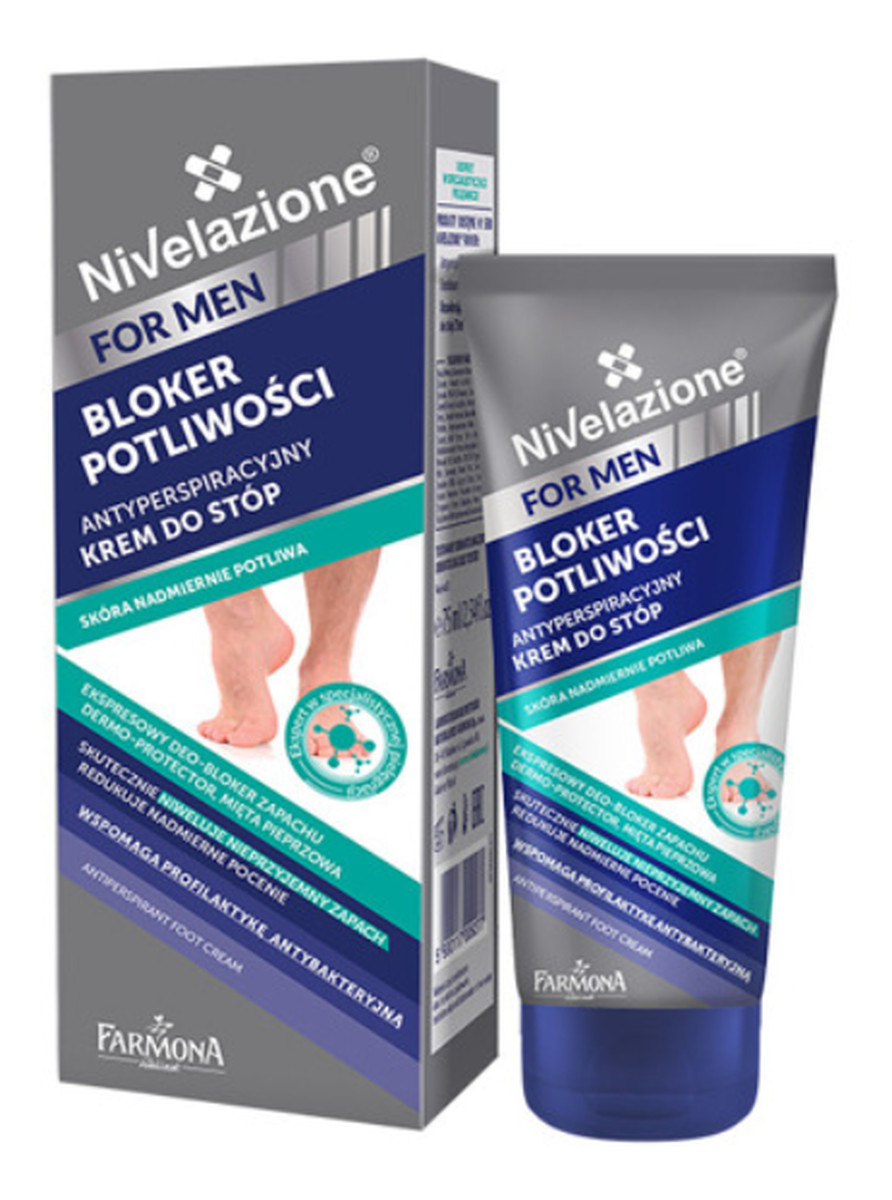 for Men Antyperspiracyjny Krem do stóp Bloker Potliwości