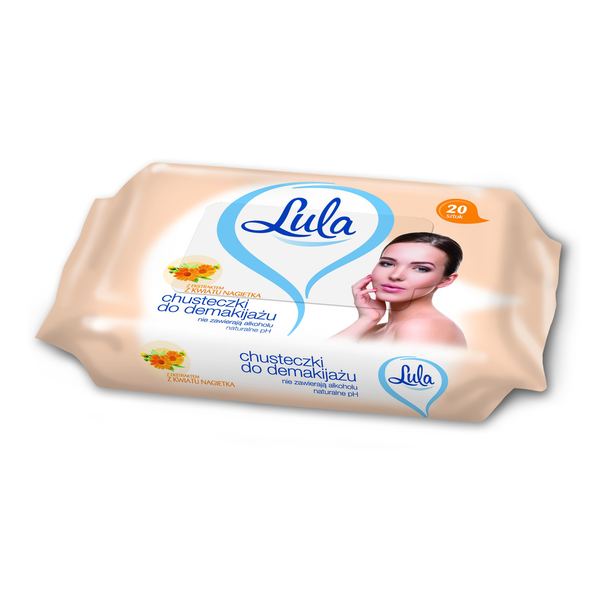 Lula Chusteczki do demakijażu z ekstraktem kwiatu nagietka 20 szt.