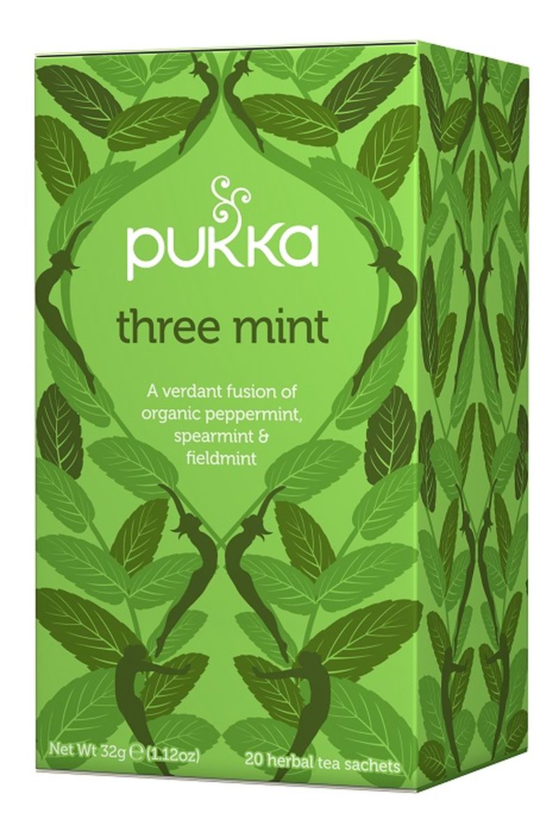 Three mint organiczna herbatka miętowa 20 torebek
