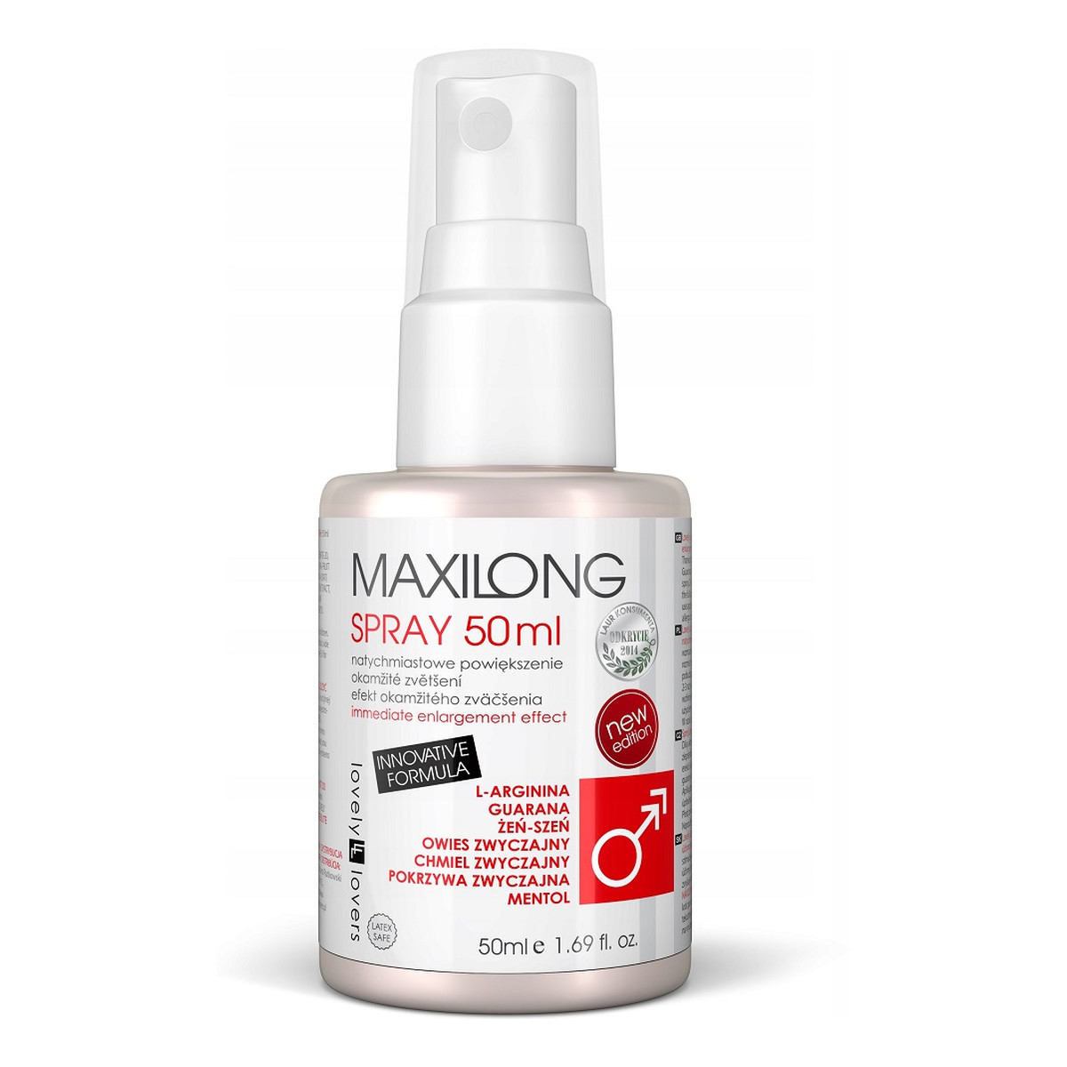 Lovely Lovers Maxilong spray intymny spray do masażu penisa 50ml