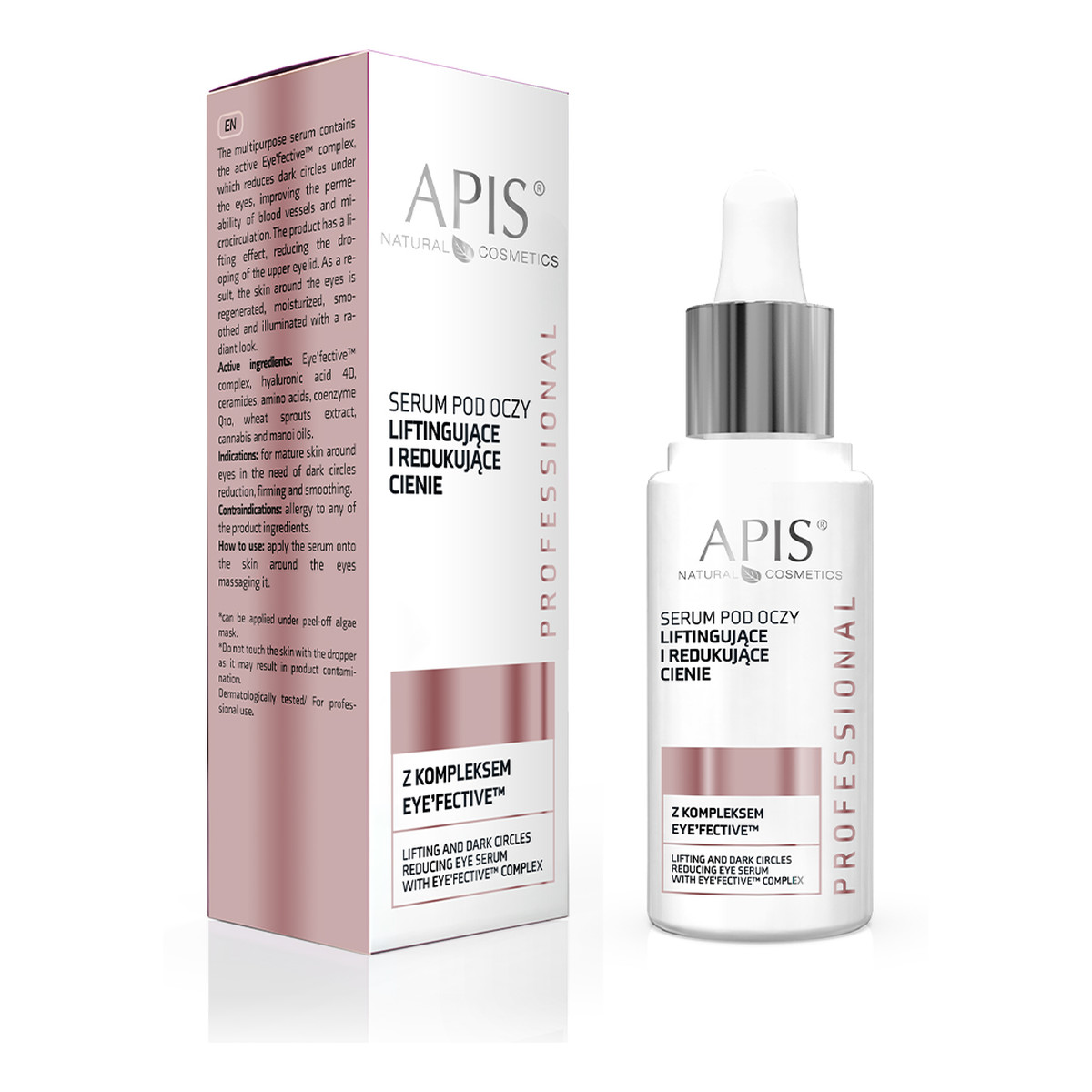 Apis Eye'FectiveTM Complex Serum pod oczy liftingujące i redukujące cienie z kompleksem 30ml