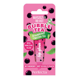 Bubble tea błyszczyk do ust strawberry + matcha tea 10g