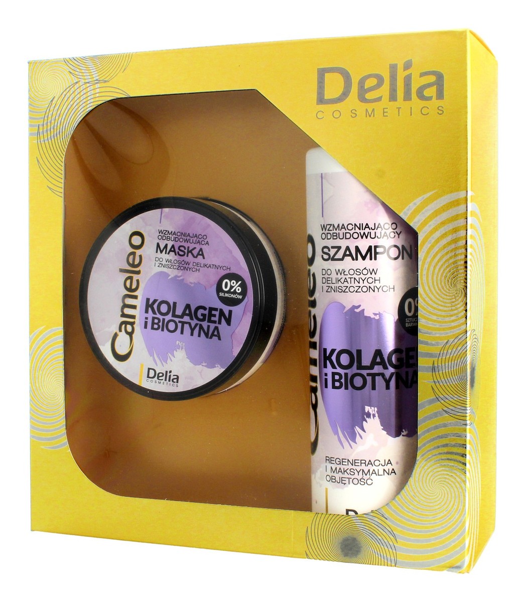 Zestaw prezentowy Kolagen i Biotyna szampon + maska