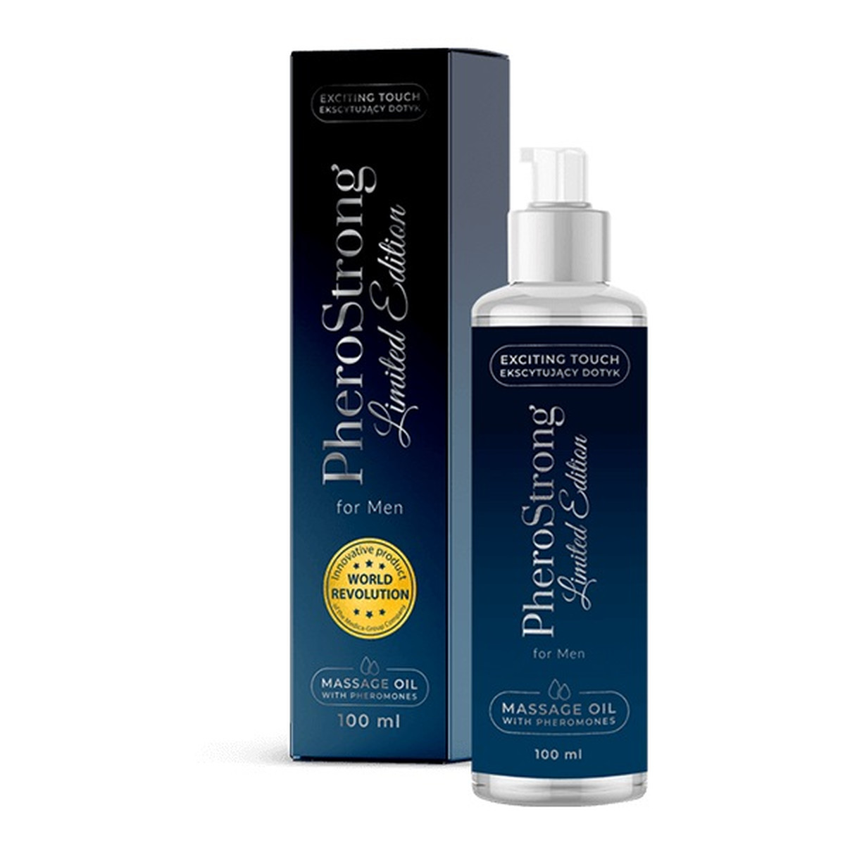 Pherostrong Limited Edition For Men Massage Oil With Pheromones Olejek do masażu z feromonami 100ml
