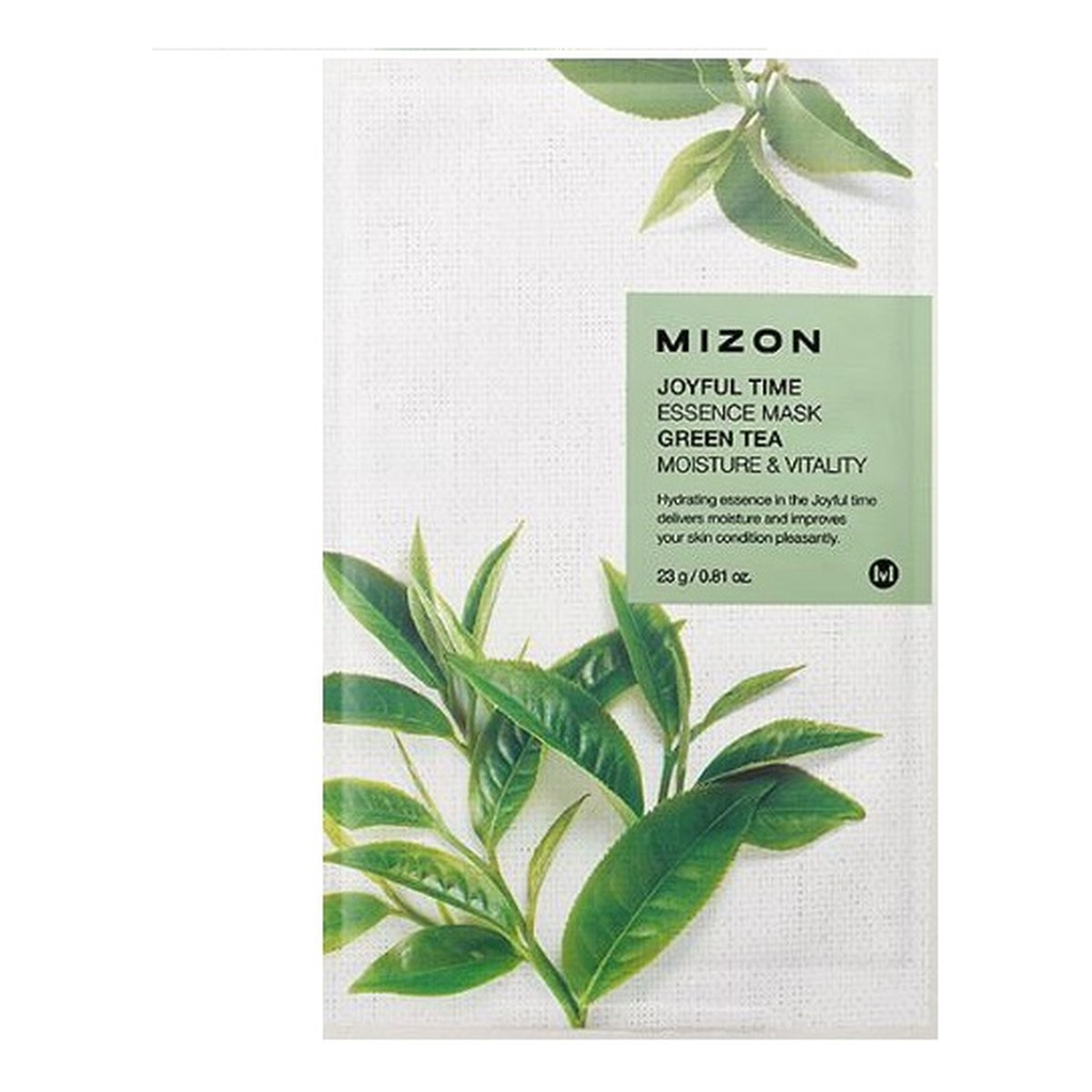 Mizon Joyful Time Essence Green Tea Maska Nawilżająca W Płachcie 23g