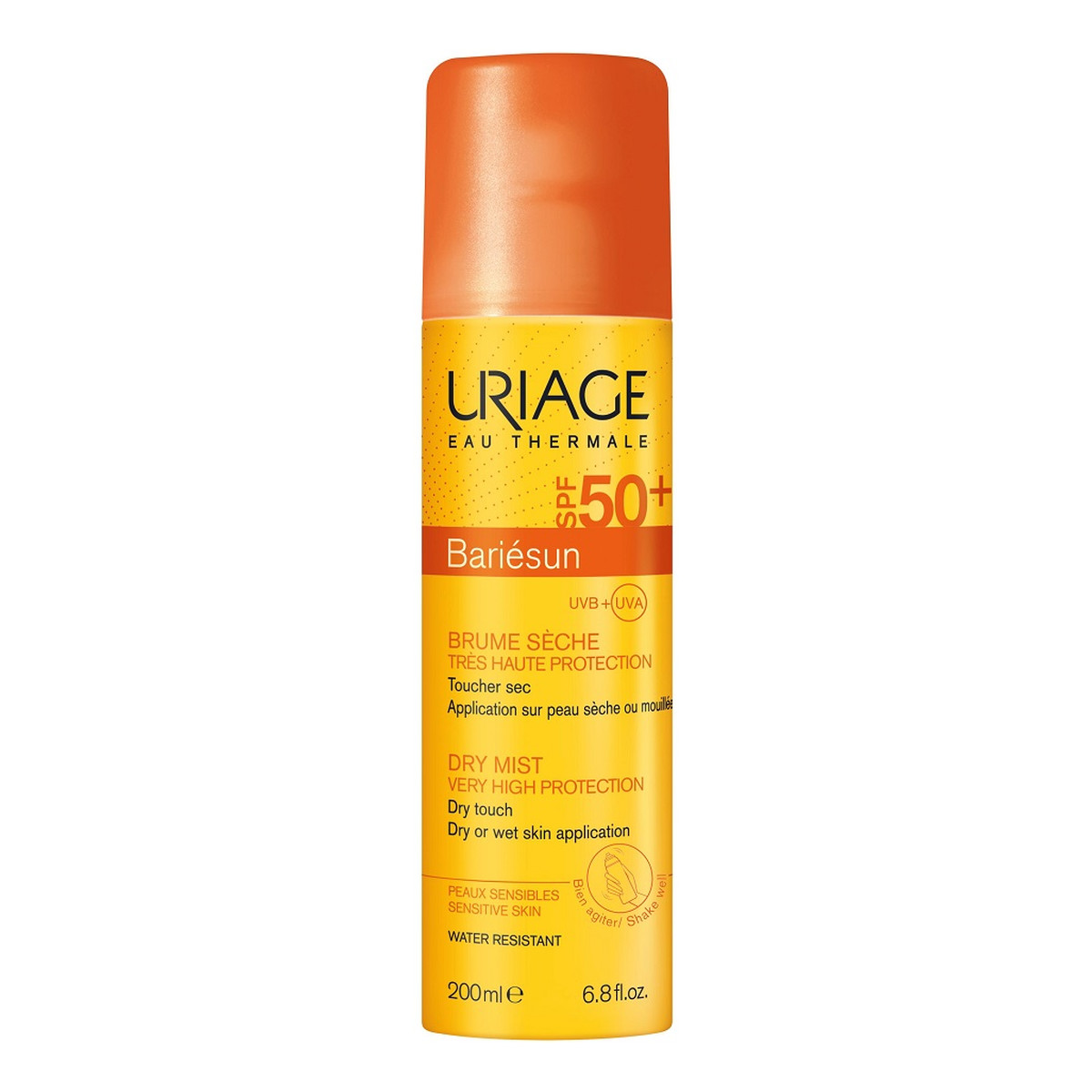Uriage Bariesun Dry Mist Mgiełka przeciwsłoneczna spf50+ 200ml