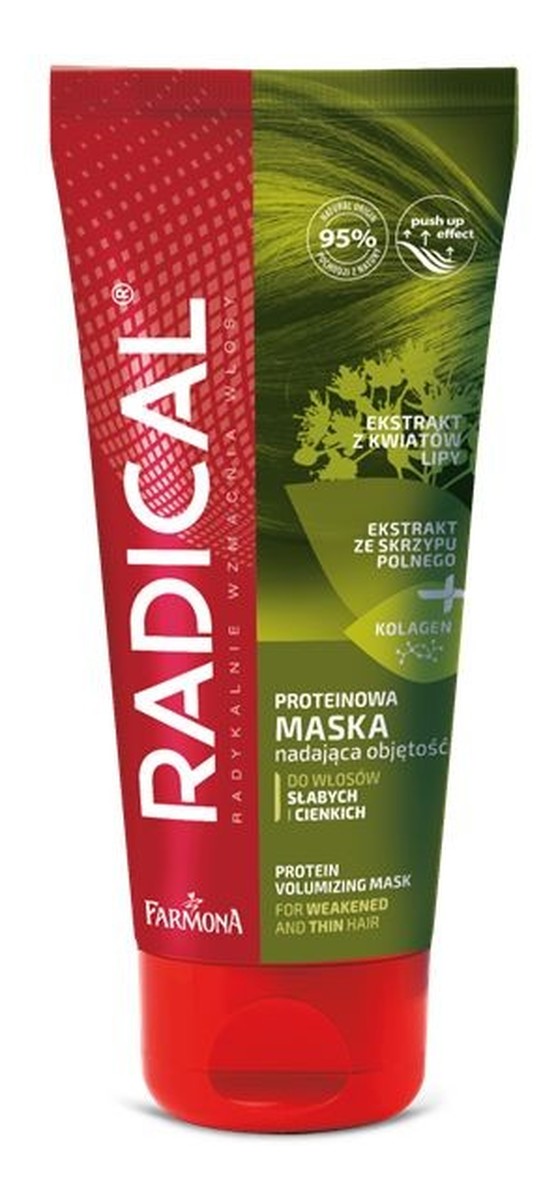 Farmona radical proteinowa maska nadająca objętość do włosów słabych i cienkich