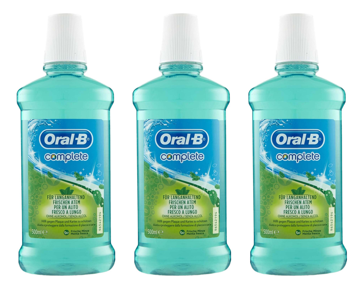 Płyn do płukania jamy ustnej Menta Fresca 3x500mll