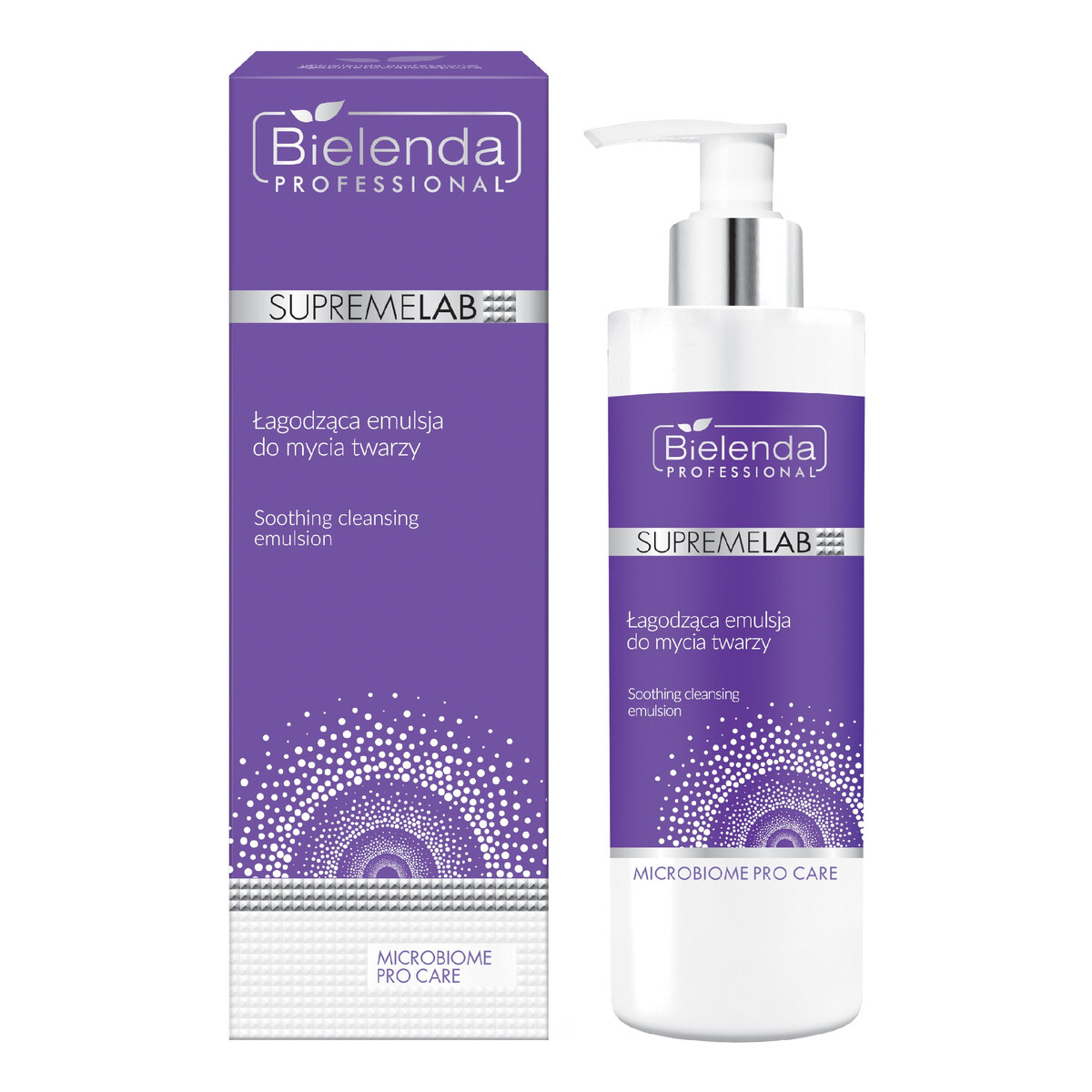 Bielenda Professional SUPREMELAB Microbiome Pro Care Łagodząca emulsja do mycia twarzy 160g