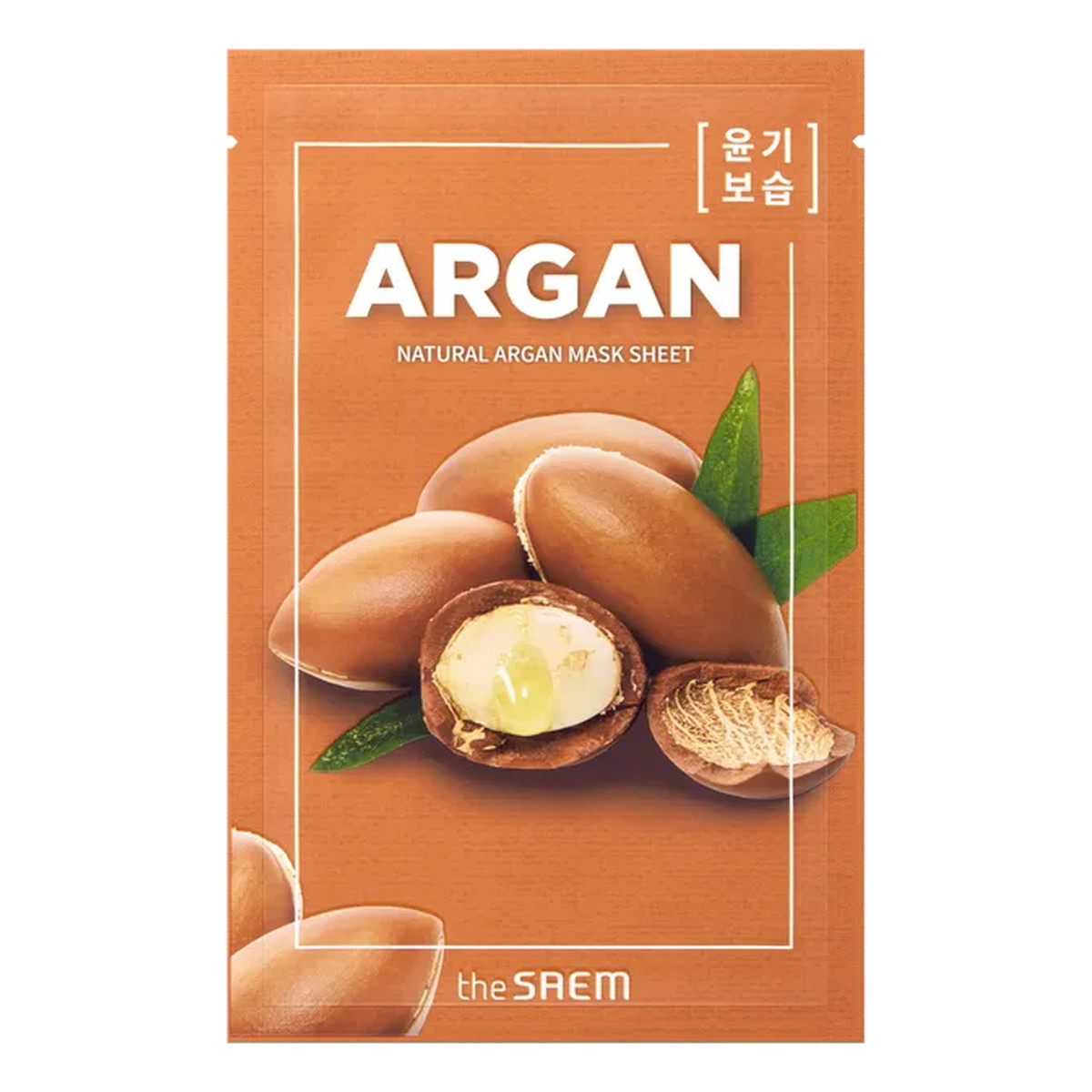 Saem Natural Argan maseczka w płachcie z masłem shea 20ml