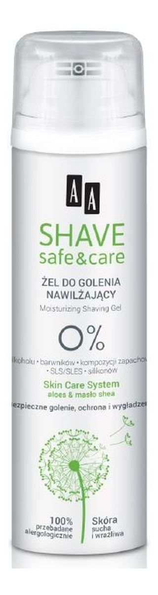 SAFE&CARE Żel do golenia