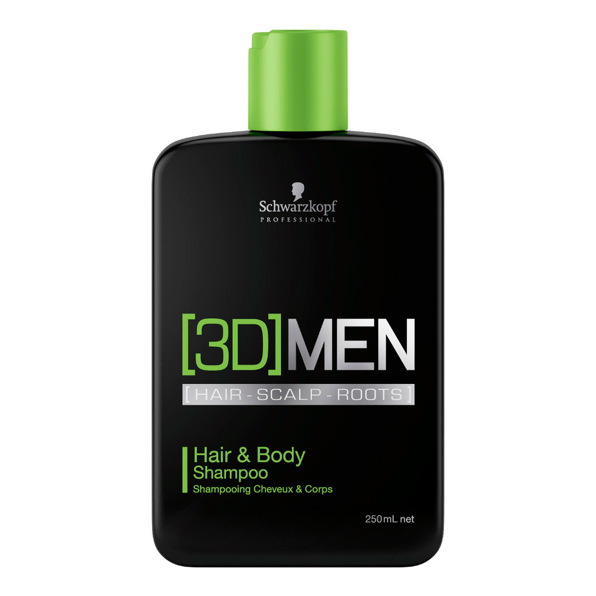 Schwarzkopf 3d men szampon do włosów i ciała 250ml