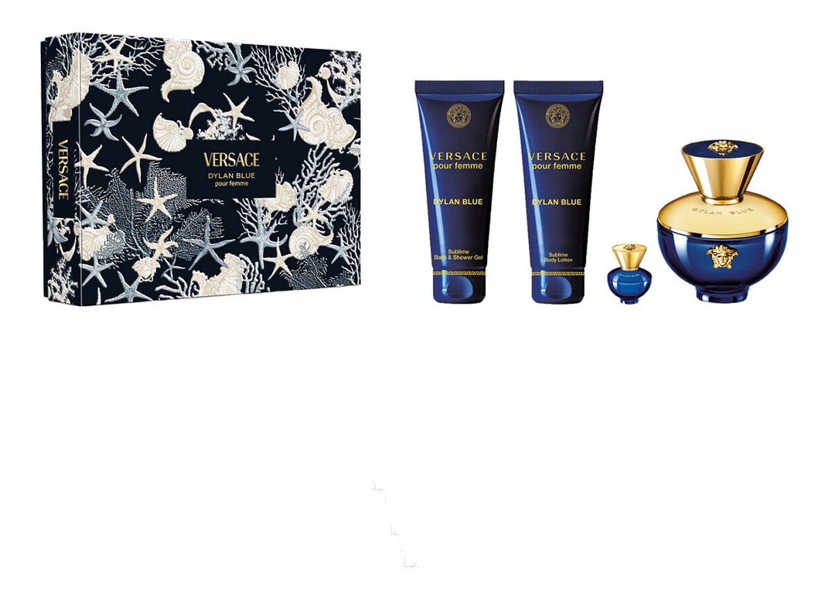 Zestaw woda perfumowana spray 100ml + żel pod prysznic 100ml + balsam do ciała 100ml + miniatura wody perfumowanej 5ml