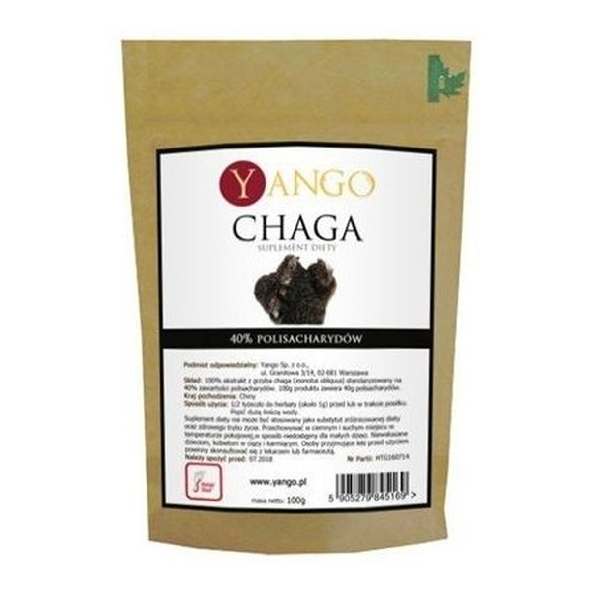 Yango Chaga Suplement diety 100g