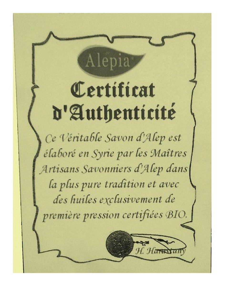 Mydło Alep Excellence Oliwkowe 100% Bio