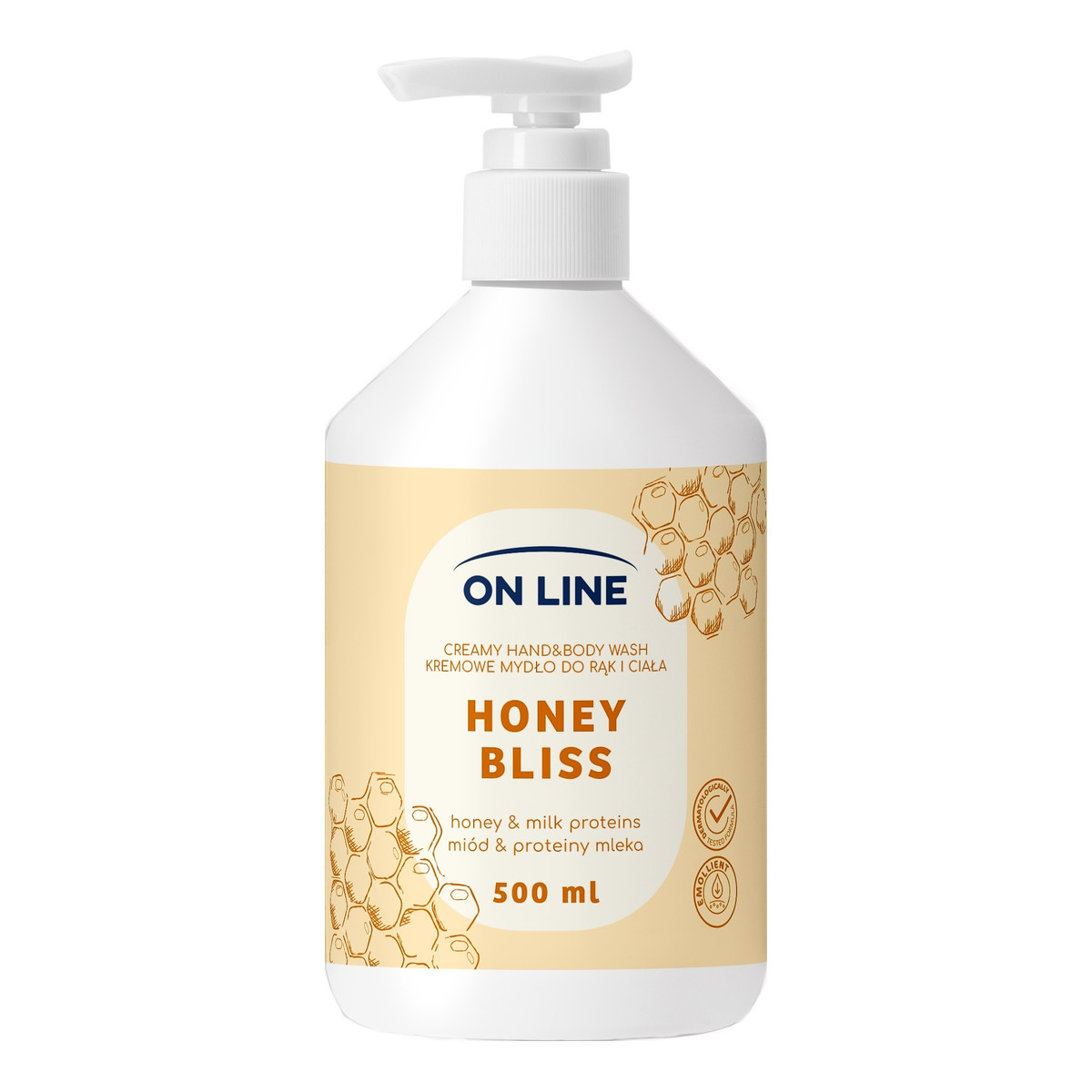 Forte Sweeden ON LINE Kremowe mydło do rąk i ciała miód&proteiny mleka 500ml