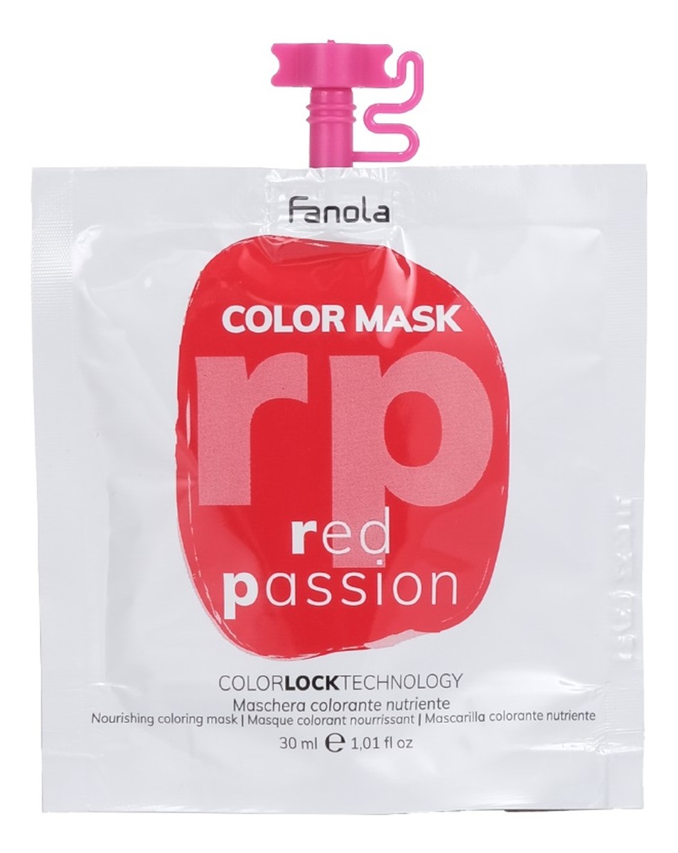 Color mask maska koloryzująca do włosów red passion