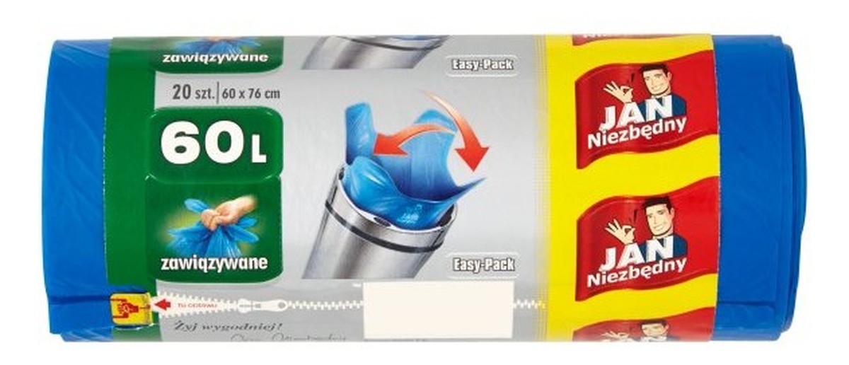 Easy-Pack Worki na śmieci 60l - 20 sztuk