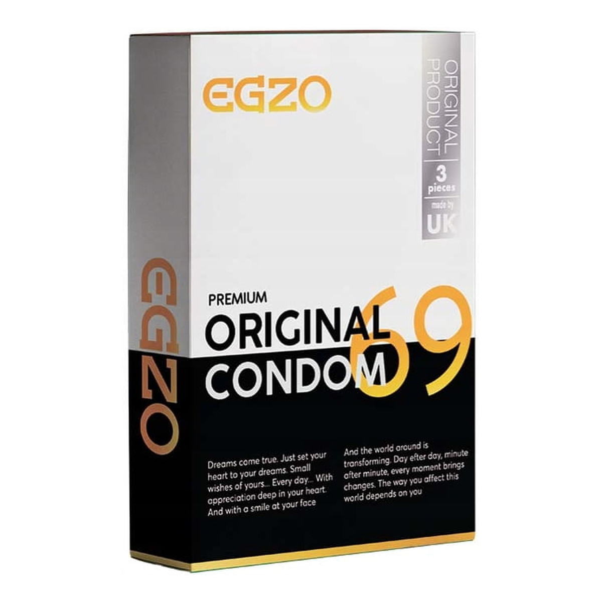 Egzo Traditional condom prezerwatywy original 3szt.