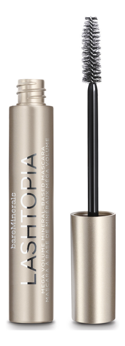 Lashtopia mega volume mineral-based mascara tusz do rzęs zwiększający objętość ultimate black
