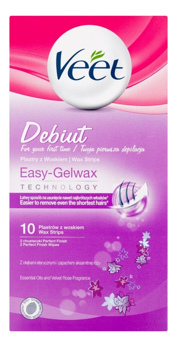 plastry z woskiem do depilacji ciała 10szt