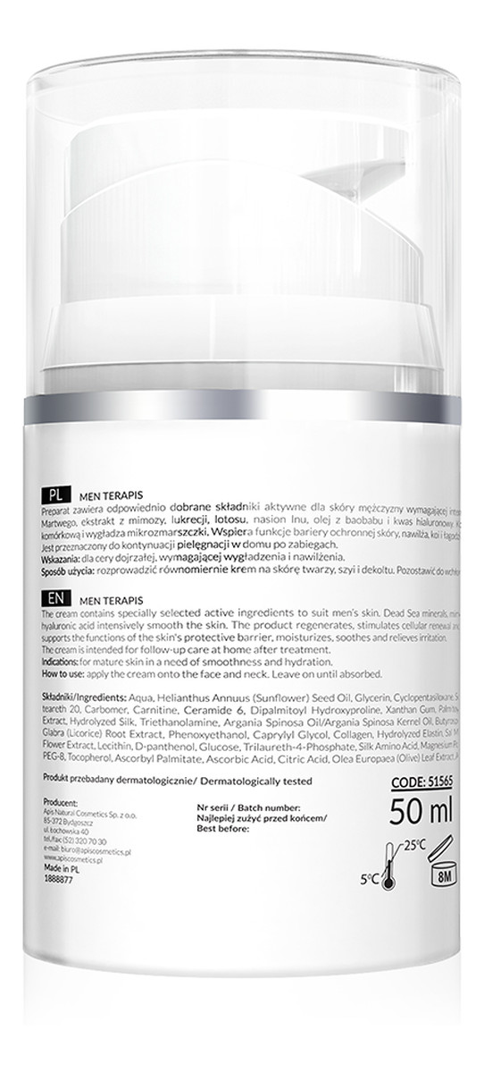 Krem wygładzający dla mężczyzn