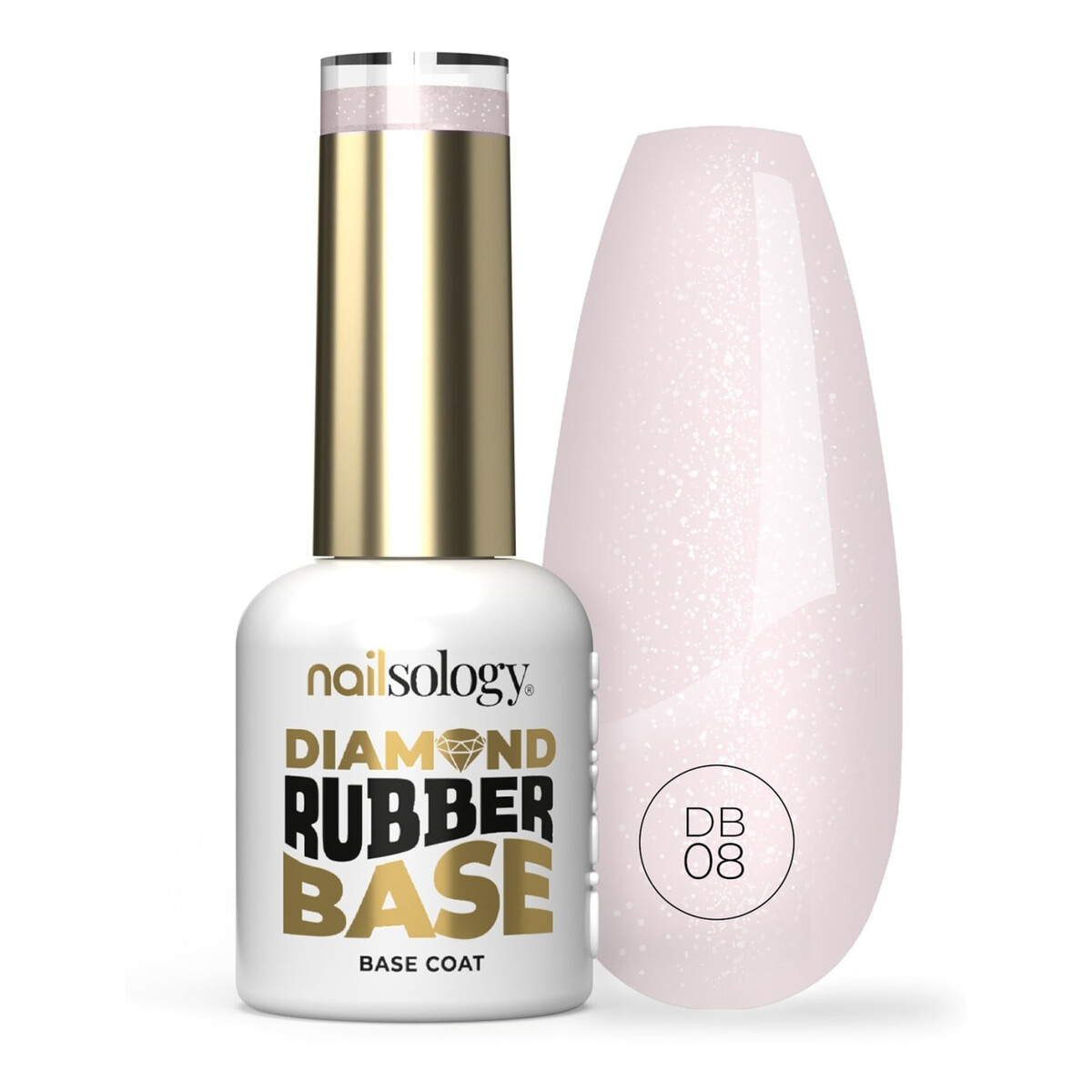 Clavier Diamond Rubber Nailsology Base hybrydowa baza kauczukowa 8ml