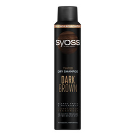 Tinted dry shampoo dark brown suchy szampon do włosów ciemnych odświeżający i koloryzujący ciemny brąz